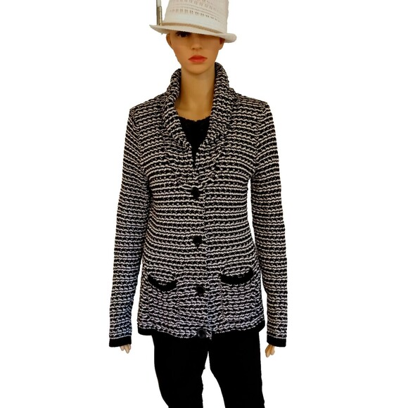 Knit Sweater 100% Cotton Casual Comfy Cozy Business Modest Church Women MEDIUM - Picture 1 of 9